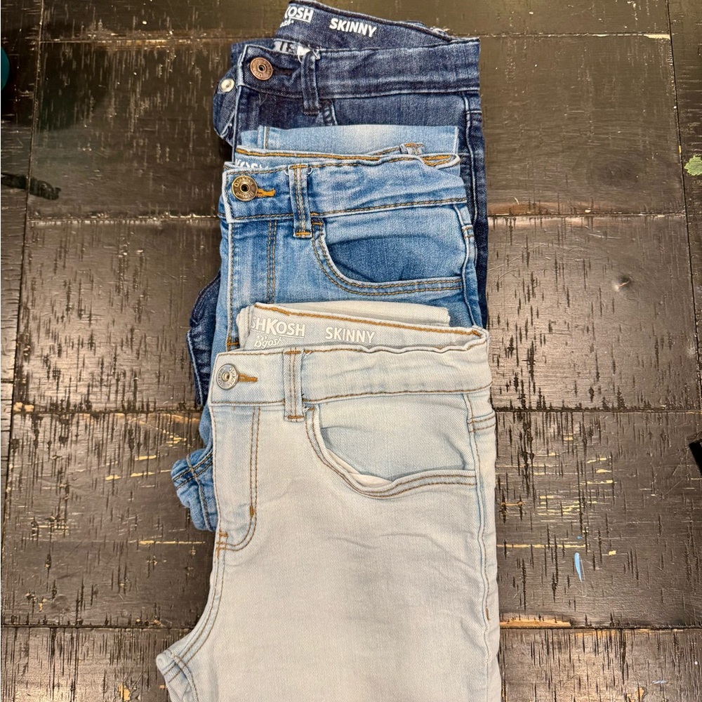 OshKosh B'gosh Kids Jeans Set - Navy, Medium Blue, Light Wash